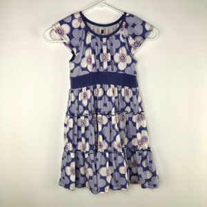 Tea Collection Cap Sleeve Floral Print Dress